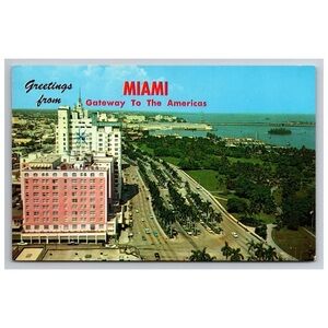 Greetings from Miami Florida Postcard
